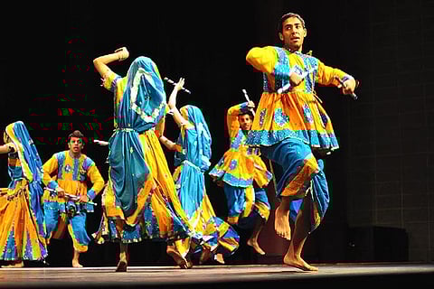 Dandiya is a traditional festive dance from Gujarat