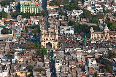 Hyderabad from a height
