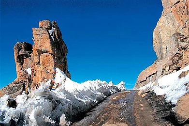 Khardung la Worlds highest motorable road
