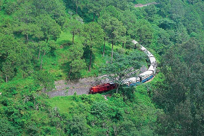 On a heritage train ride from Kalka to Shimla