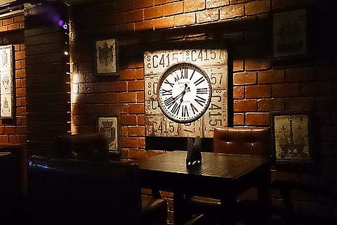 The interiors of Moonshine Cafe and Bar in Hauz Khas Village
