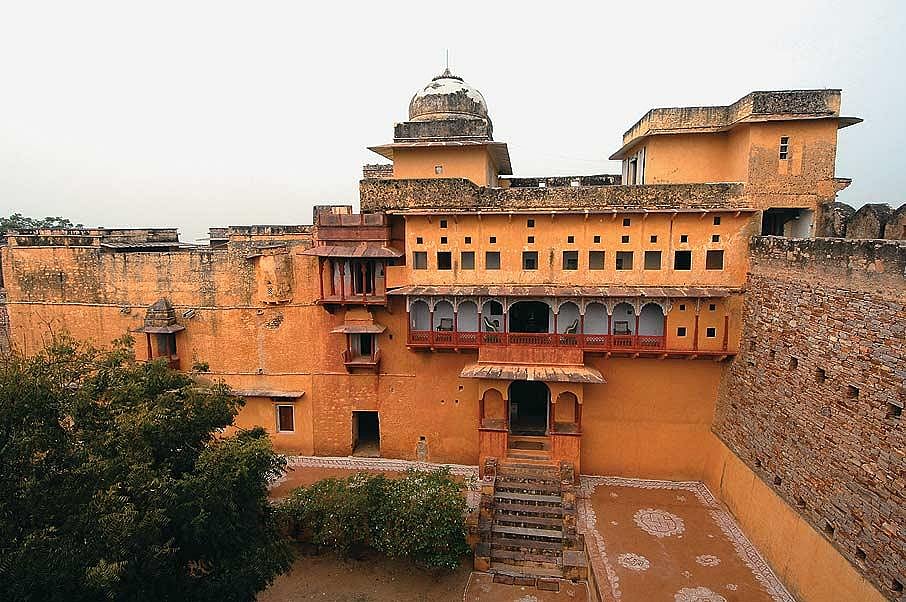 The facade of the fort