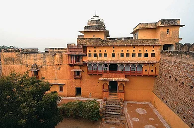 The facade of the fort