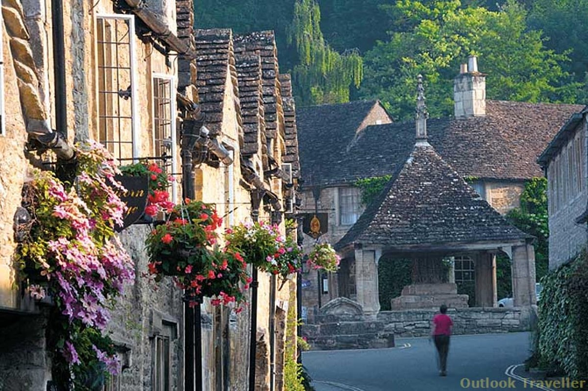 The village of Castle Combe