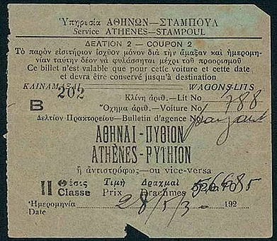 Tracking train tickets