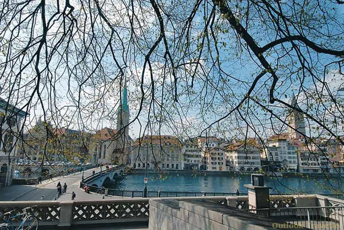 A view of the Old Town in Zrich