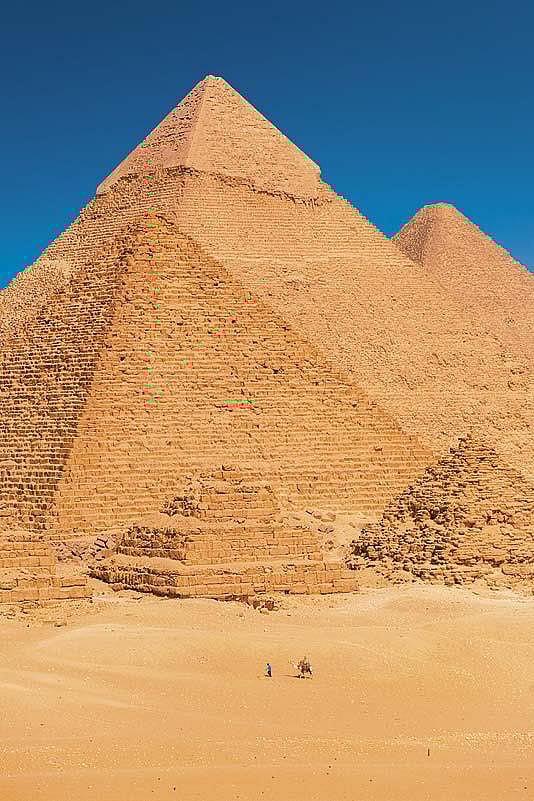The majestic Great Pyramid of Giza