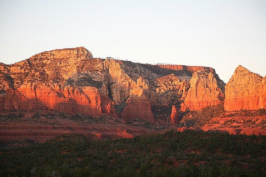 One of Americas most beautiful places, red rock cliff formations of Sedona, Arizona