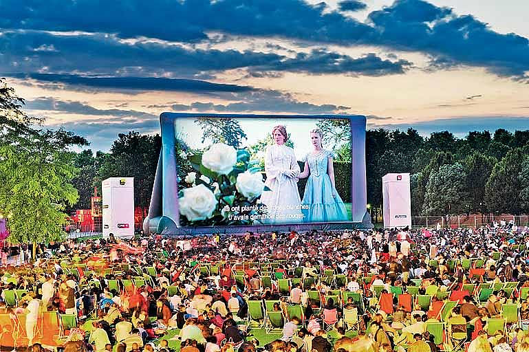 Film festival screening in Paris
