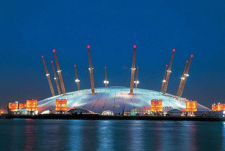 The Millennium Dome in Greenwich, England