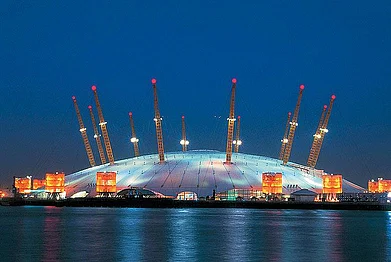 The Millennium Dome in Greenwich, England