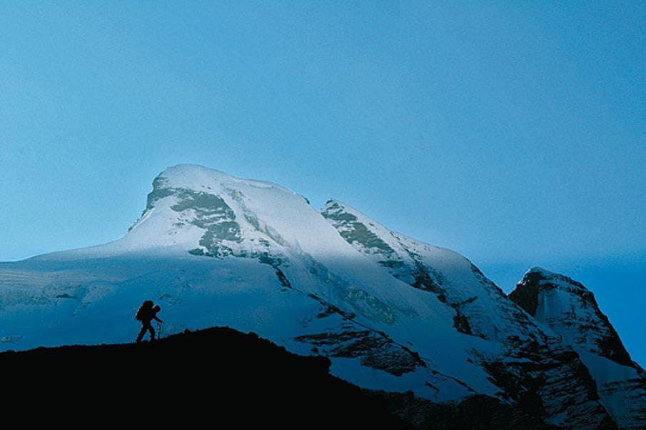 An unnamed peak of the Jogin massif