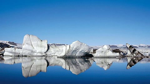 Explore ice formations and serene reflections on lakesides