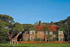 Deposit Photos : Giraffes roam the grounds of the appropriately named Giraffe Manor, outside Nairobi
