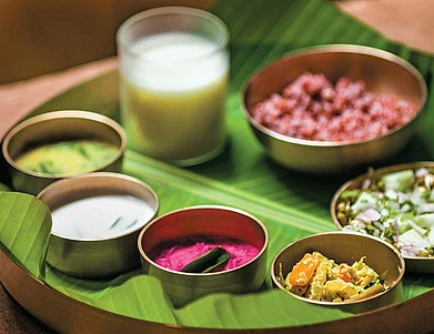 A satvik shadhya at Kalari Kovilakom