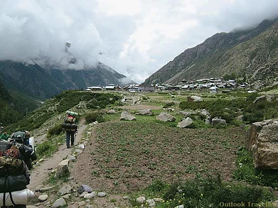 The quaint village of Chitkul in the Baspa valley of Himachal Pradesh