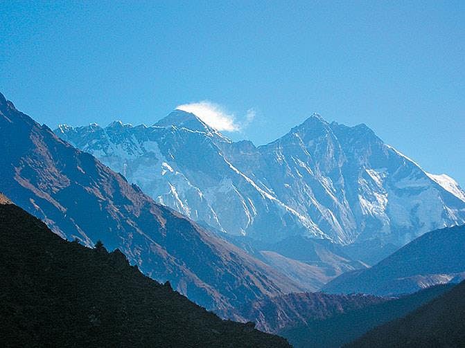 Everest, the Nuptse ridge