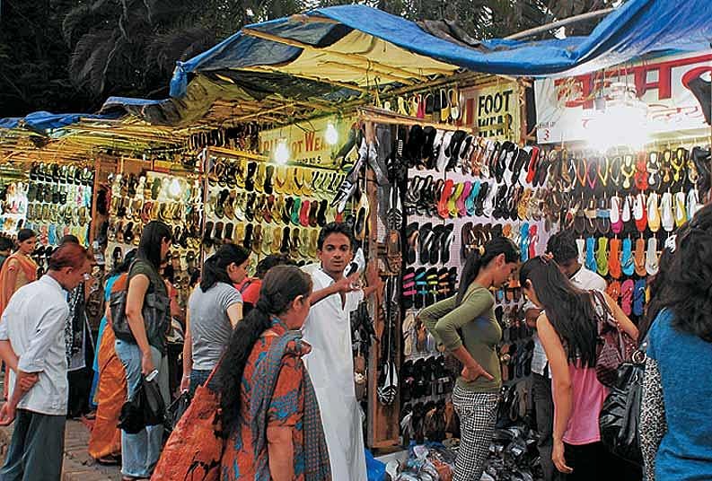 Shoes of every kind are the main attractions of Linking Road