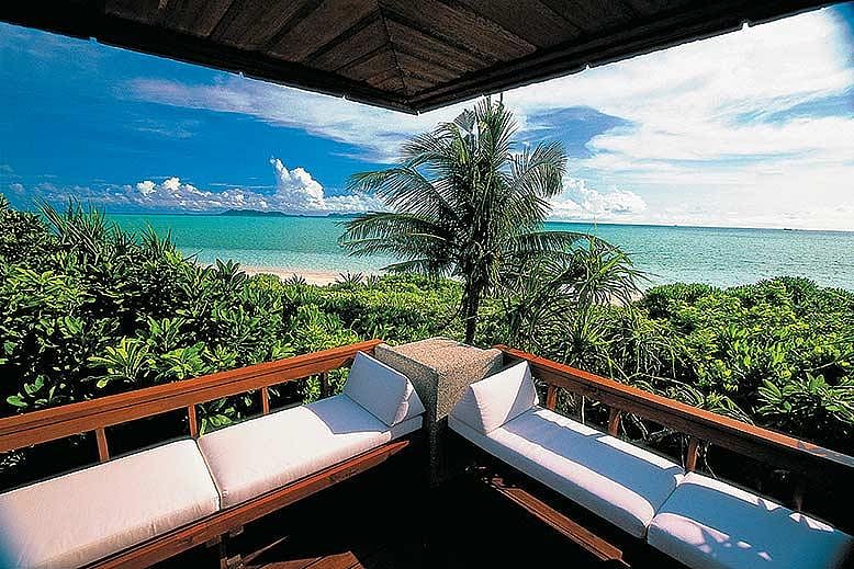 View from Amanpulo at Pamalican Island,  Philippines