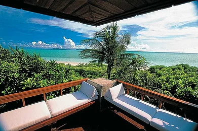 View from Amanpulo at Pamalican Island, Philippines