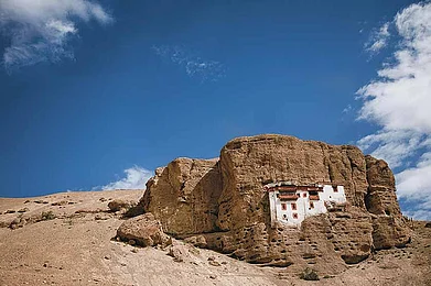 A monastery on the way from Leh to Zanskar