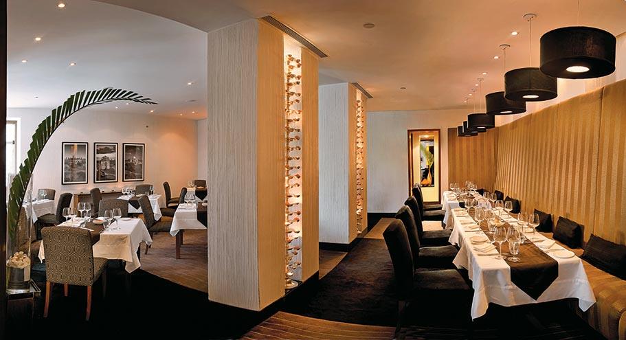 Indian Accent, all dressed up for the evenings diners