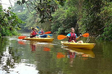Moonlight kayaking in Goa
