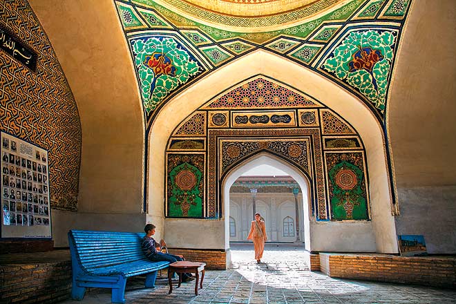 A mosque in Ferghana