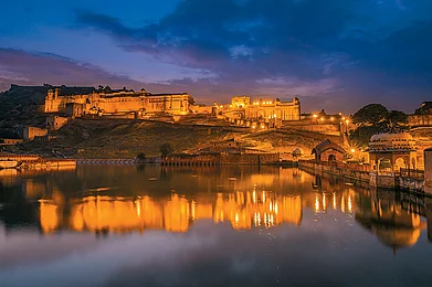 Night tour of Amer Fort