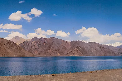 The furthest shore Pangong Tso