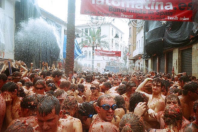 Join the gang at La Tomatina Festival in Spain