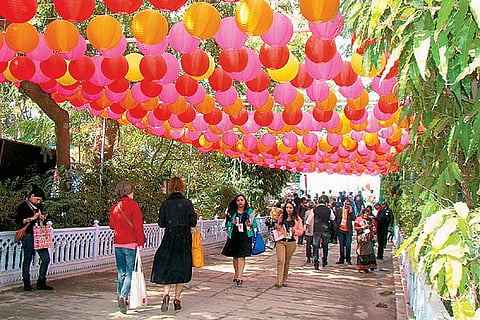 At the Jaipur Literature Festival