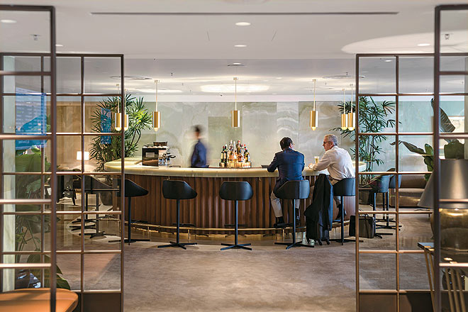 Cathay Pacific lounge is back in action