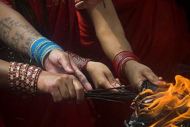 Enjoy the colours of Hariyali Teej