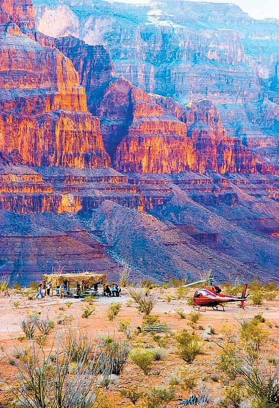 Bird--s eye view of the Grand Canyon