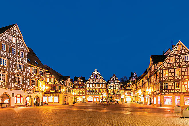 On a ride through Swabia Driving in Germany