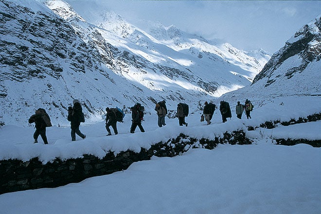 Trekking to the Milam Glacier in Uttarakhand