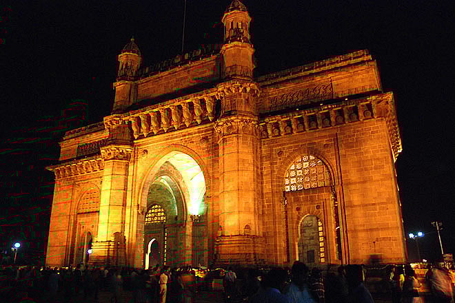 Birds eye view of Mumbai