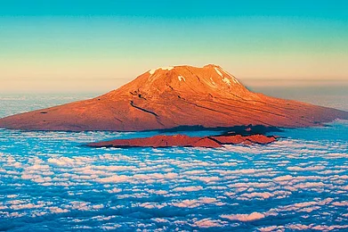 Tanzania On an easy climb to Mount Kilimanjaro