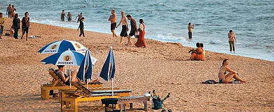 Anjuna Beach has it all--from water sports and flea markets to an amazing nightlife