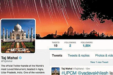 Taj Mahal makes a debut on Twitter