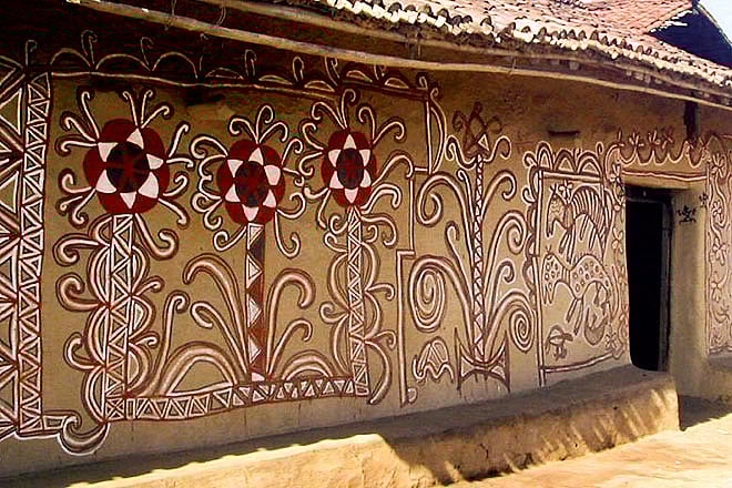 Getty Images : Kharati paintings in Hazaribagh