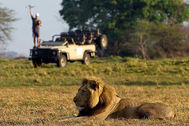 Zambia Hot air ballooning over Kafue National Park