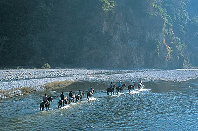 Horse safari around Corbett National Park