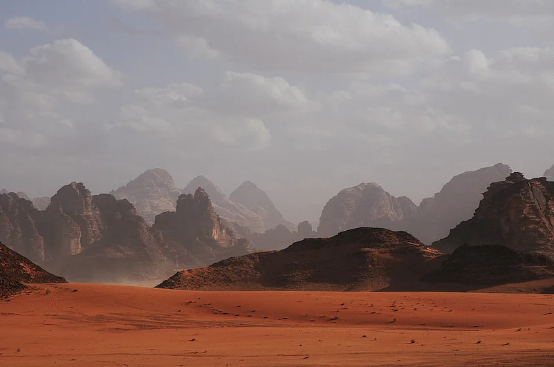 Wadi Rum in Jordan doubled up as two different locations in the franchise