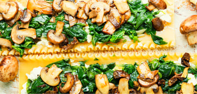 Recipes Portabelle La Lasagna for a Romantic Valentines Day Dinner