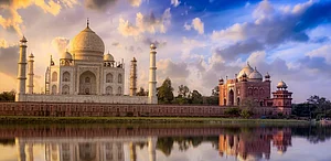 The Taj Mahal, a UNESCO World Heritage Site. Credit www.shutterstock.com / Roop_Dey