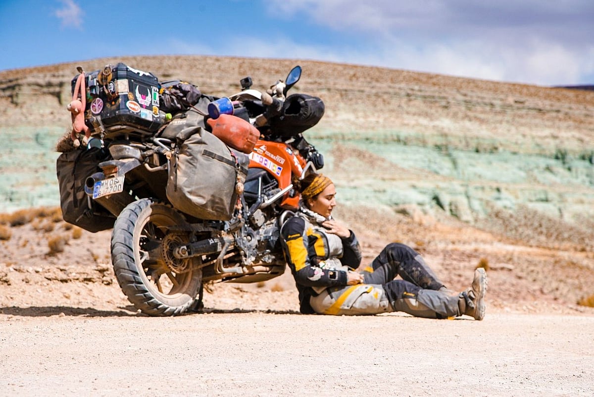 Dr Maral Yazarloo-Pattrick is a prolific biker of Iranian-Indian origin