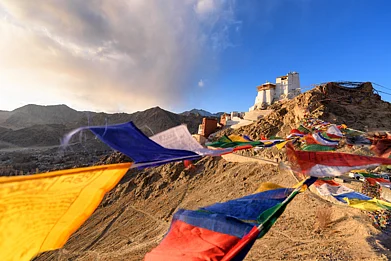 Ladakh is a cultural melting pot located between Tibet and Kashmir