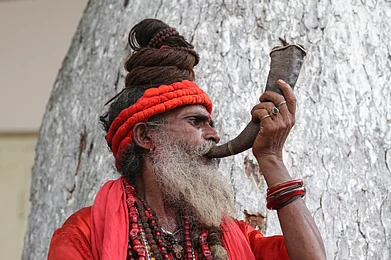 A devotee at Ambubachi Mela,Guwahati. Photo Credit Priangshu Photography / Shutterstock.com